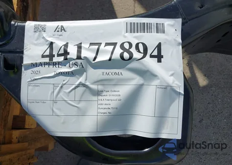 2025 Toyota Tacoma Sr z USA, uszkodzony, nr VIN 3TYLD5KN0ST013343